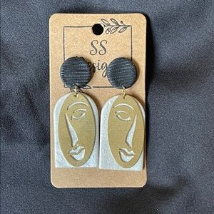 Polymer clay earrings